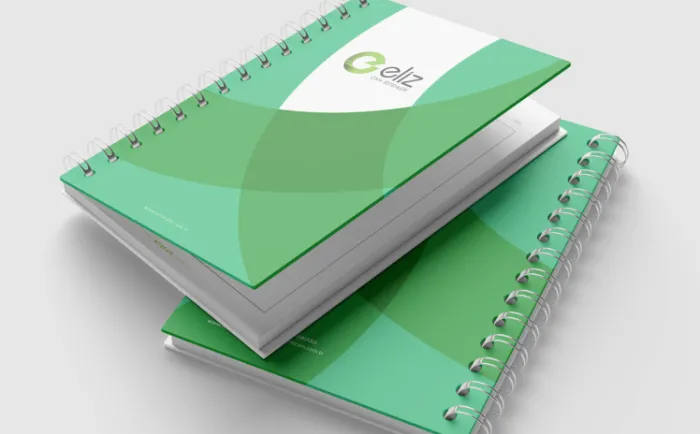 Eliz Cam Defter Ajanda Tasarım