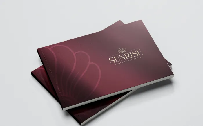 Sunrise Apartments & Suites Broşür Tasarımı
