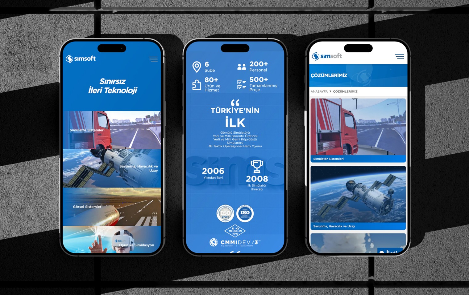 SimSoft UI UX Tasarımı