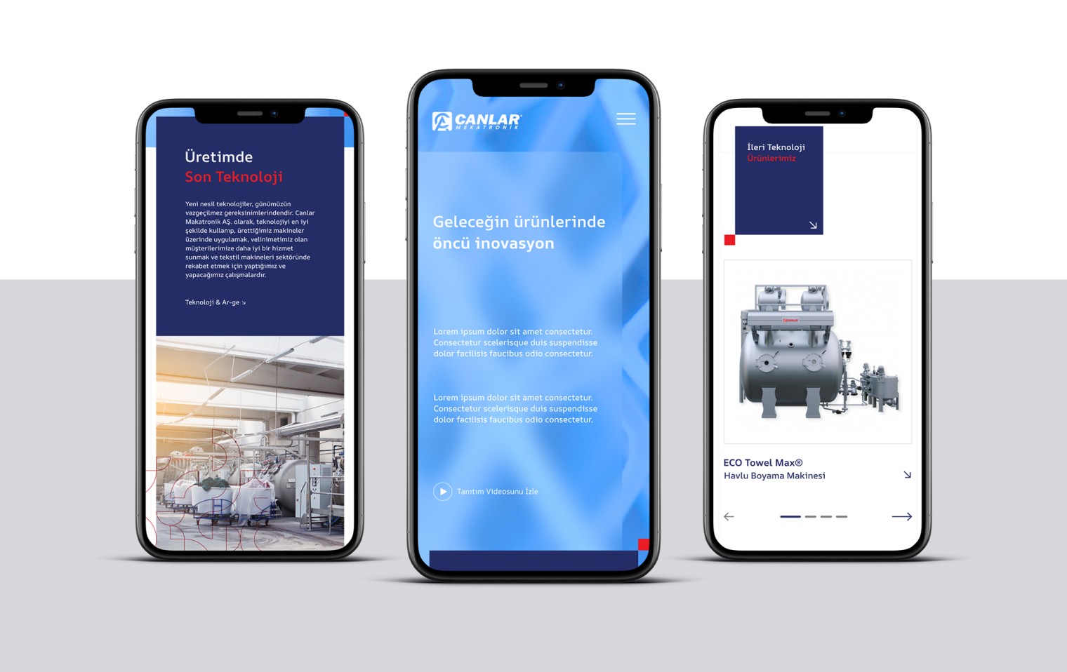 Canlar Makina UI UX Tasarım